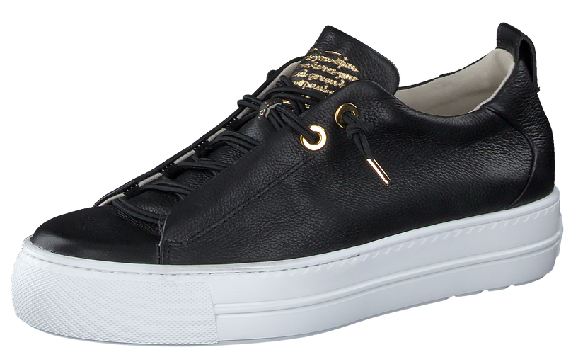 Paul Green Black and Gold Trainers