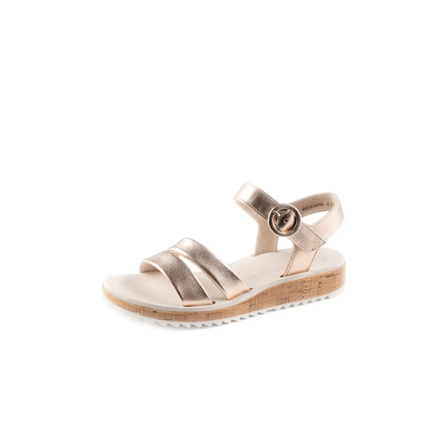 Paul Green Strappy Sandal in Gold