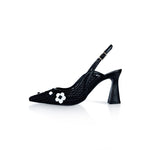 LODI Raseria Black Slingbacks