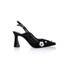 LODI Raseria Black Slingbacks