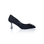 LODI TUC Black Court Shoe