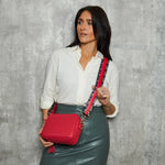 Elie Beaumont Crossbody Bag in Azalea