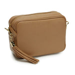 Elie Beaumont Crossbody Bag in Camel