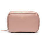 Elie Beaumont Leather Cosmetic Bag in Blush