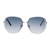 Elie Beaumont Sunglasses Silver/Blue