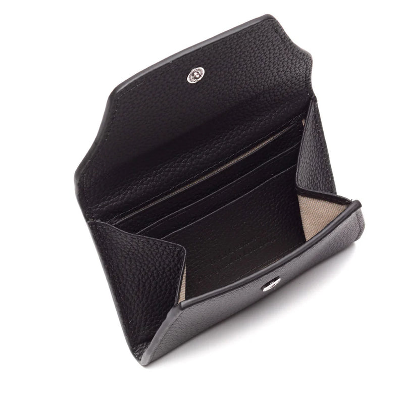 Elie Beaumont Folding Card Holder Wallet in Black