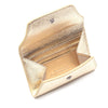 Elie Beaumont Folding Card Holder Wallet in Gold