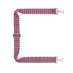 Elie Beaumont Crossbody Strap Pink/Lilac Peacock