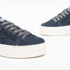 NeroGiardini Navy Suede and Leather Trainers