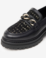 NeroGiardini Black Leather Loafers