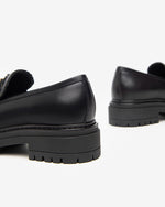 NeroGiardini Black Leather Loafers