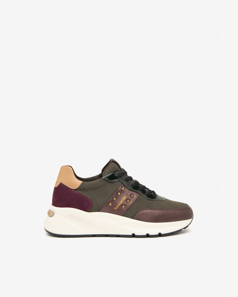 NeroGiardini Multicolour Suede & Leather Trainers