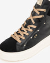 NeroGiardini Black Hi Top Trainers