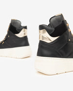 NeroGiardini Black Hi Top Trainers