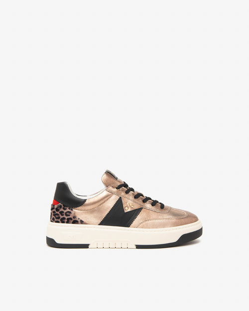 NeroGiardini Metallic Gold Trainers