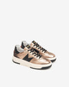 NeroGiardini Metallic Gold Trainers