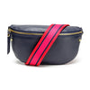 Elie Beaumont Crossbody Strap Fuchsia Red