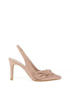 LODI Rusileo Nude Leather Heeled Slingbacks