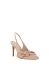 LODI Rusileo Nude Leather Heeled Slingbacks