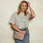 Elie Beaumont Crossbody Bag in Blush