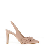 LODI Rusileo Nude Leather Heeled Slingbacks