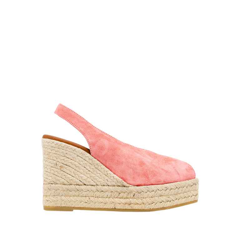 Viguera Wedge Sandals in Salmon