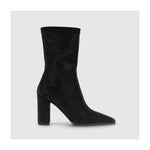 LODI Vetusa Black Sock Boots with Rhinestones
