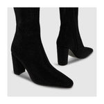 LODI Vetusa Black Sock Boots with Rhinestones