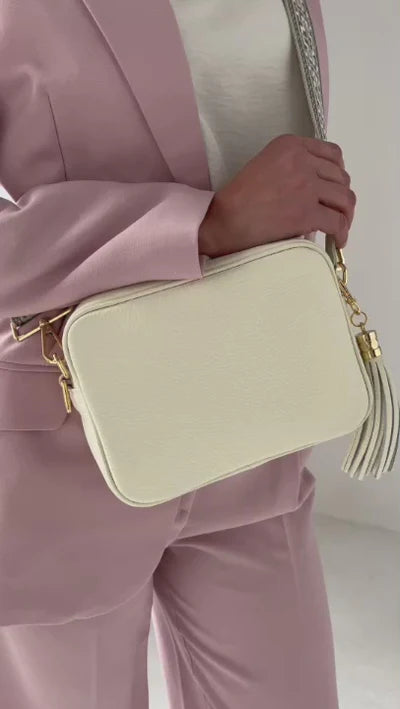 Elie Beaumont Crossbody Bag in Ivory