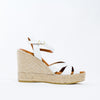 Viguera Wedge Sandal in Bright White