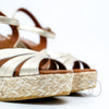 Viguera Wedge Sandals in Champagne