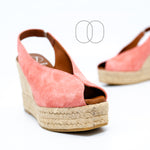 Viguera Wedge Sandals in Salmon