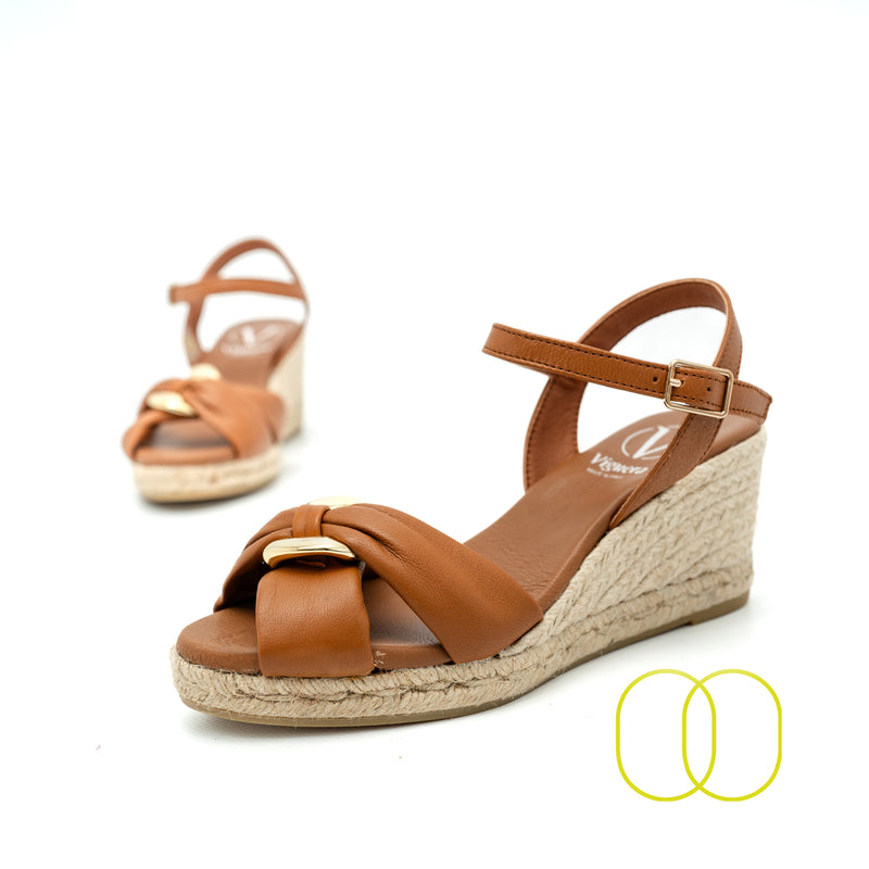 Viguera Tan Espadrille Sandal