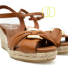 Viguera Tan Espadrille Sandal