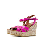 Viguera Wedge Sandals in Fuchsia