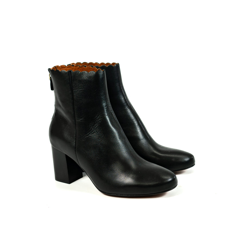 Maison Toufet Black Leather Boot