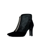 LODI Rusine Sheer Black Ankle Boot