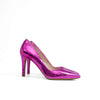 LODI Rabot Hot Pink Leather Court Shoes