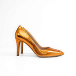 LODI Rabot Orange Leather Court Shoes