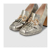 LODI LOVE Metallic Silver Loafers