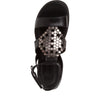 Tamaris Designer Flat Black Sandals