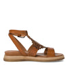Tamaris Designer Flat Cognac Sandals