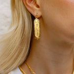 Gold Love Egyptian Earrings - Ottoman Hands