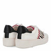 Menbur Bonivini White Trainer with Animal Print