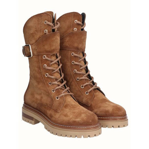 Viguera Lace Up Boots with Side Buckle