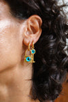 Aleena Lock Huggie Earrings - Ottoman Hands