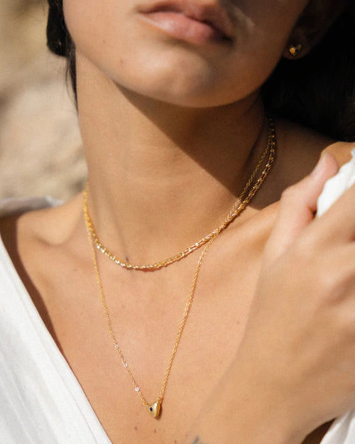 Marina Heart Pendant Necklace- Ottoman Hands