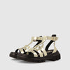 GADEA by LODI Sandals in Smooth Gold Leather