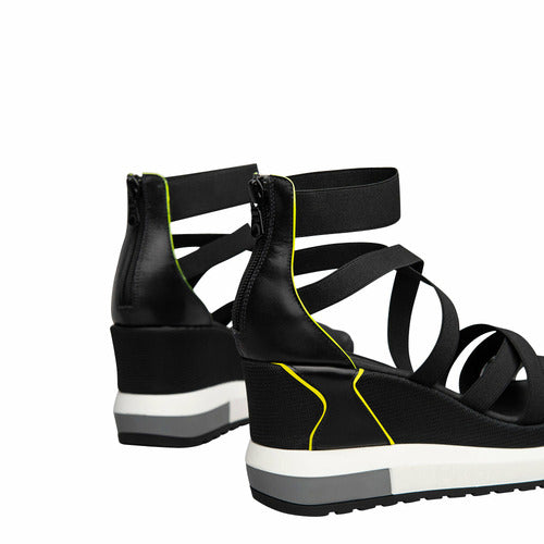NeroGiardini Black Platform Sandals