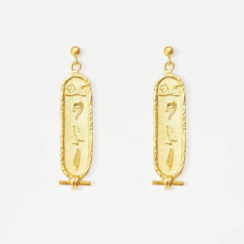 Gold Love Egyptian Earrings - Ottoman Hands